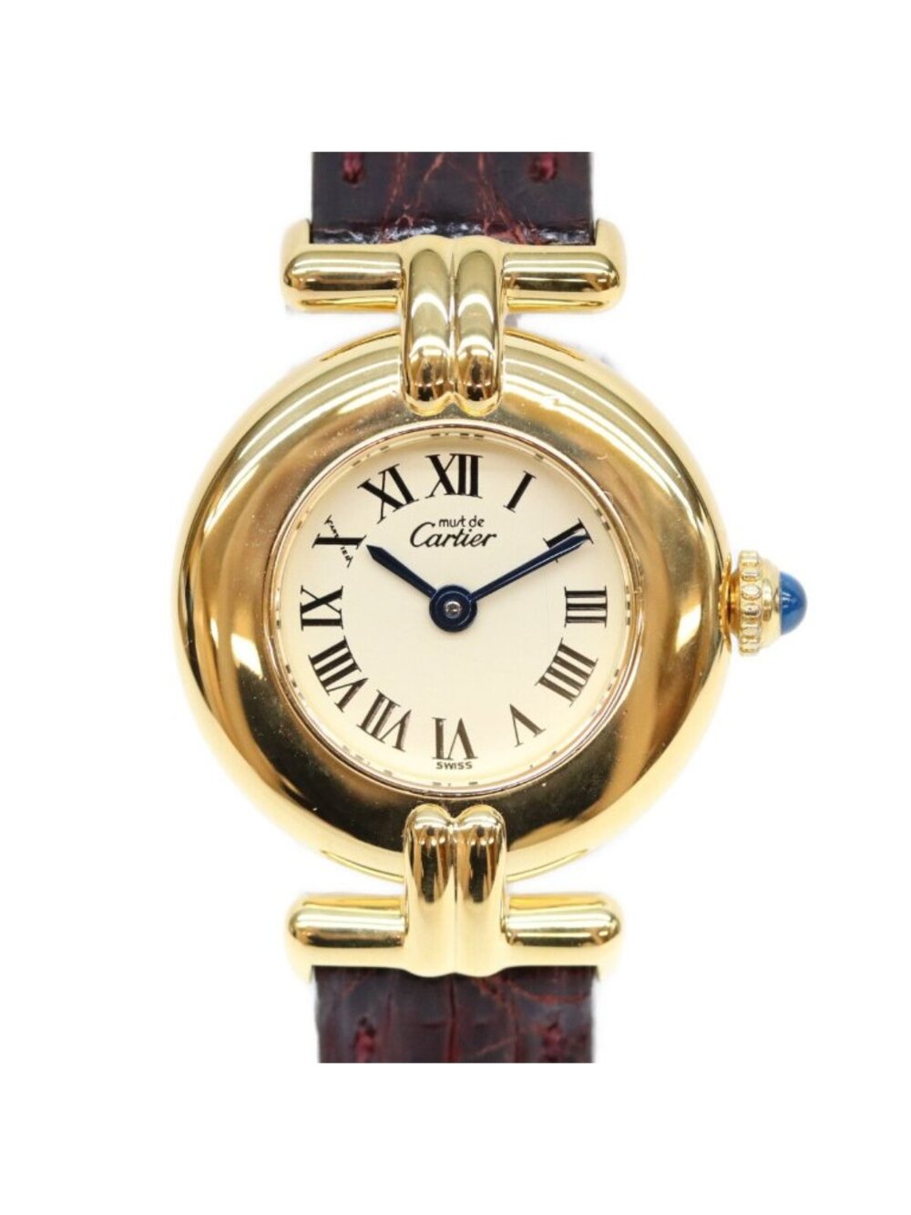 Cartier Must Colisee SM Vermeil Ivory Roman Dial Watch